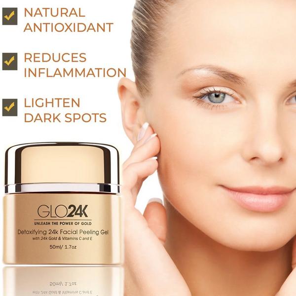 Glo24k 24K Facial Peeling Gel #5