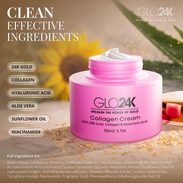Glo24k Collagen Face & Neck Cream #7