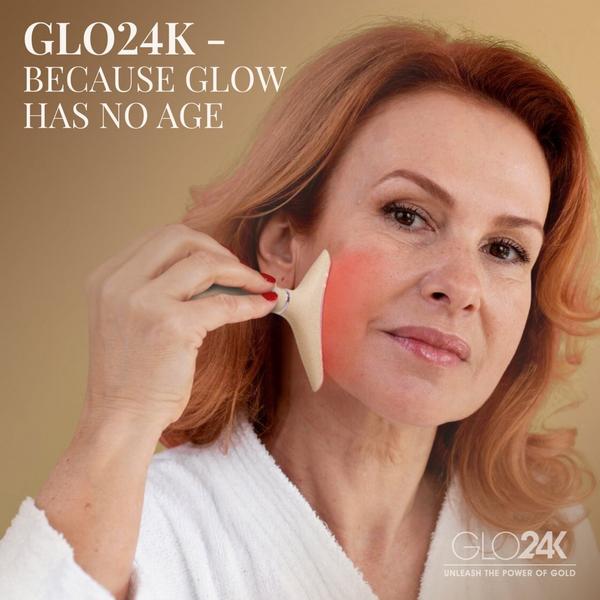 Glo24k 7 Color LED Neck & Face Device with 24K PM Night Cream #5