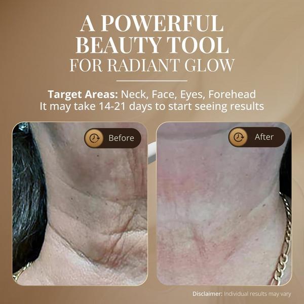 Glo24k 7 Color LED Neck & Face Device with 24K PM Night Cream #2
