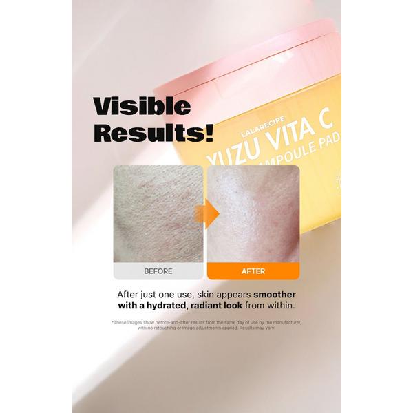 LALARECIPE Yuzu Vita C Ampoule Soft Jelly Pads #3
