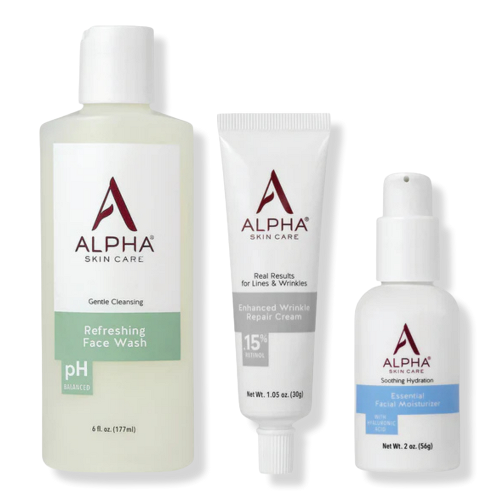 Alpha Skincare Night Facial Routine