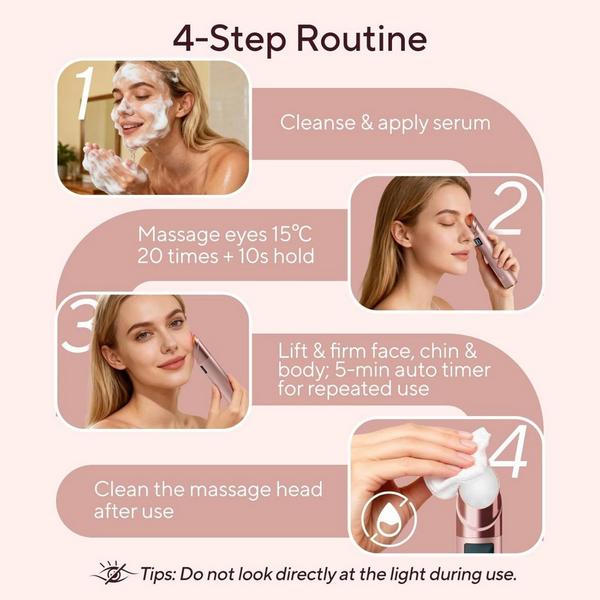 LILA by Akunbem 9‑in‑1 LED Glass‑Head Facial Massager #5