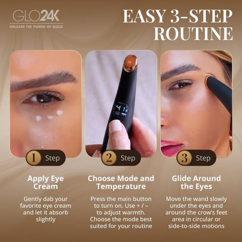 Glo24k - Triple Action Eye Therapy Wand with 24K Eye Serum | Ulta