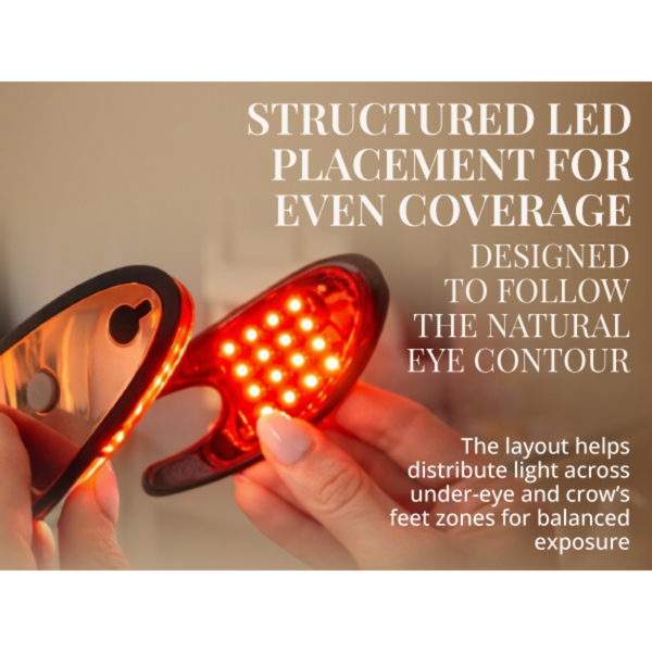 Glo24k Bionic 7 Color LED Eye Mask with 24K Gold & Collagen Eye Patches #6