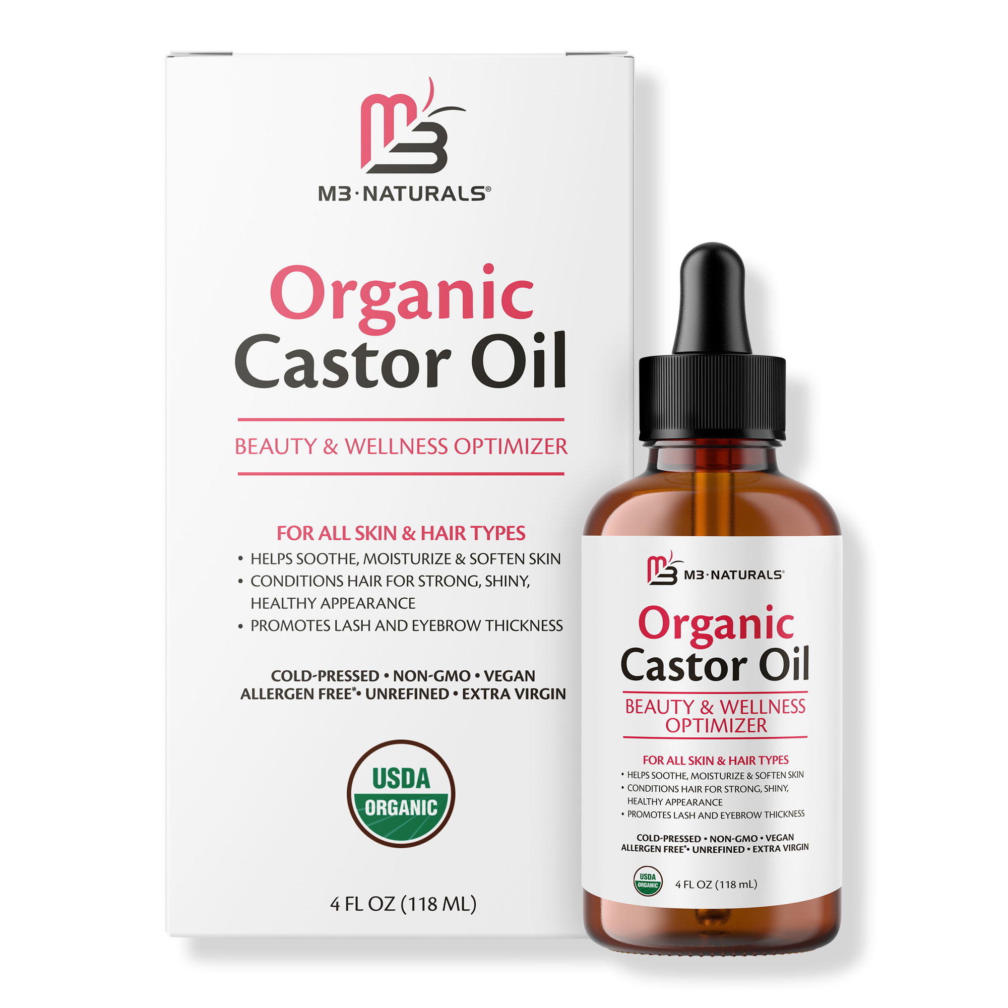 M3 Naturals Organic Castor Oil Liquid #1