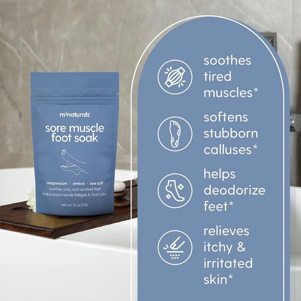 M3 Naturals Magnesium Sore Muscle Foot Soak #3