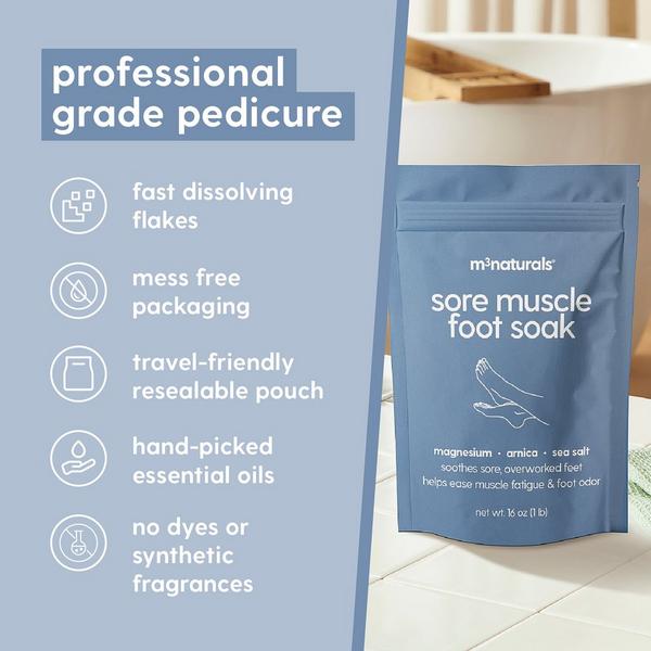 M3 Naturals Magnesium Sore Muscle Foot Soak #6