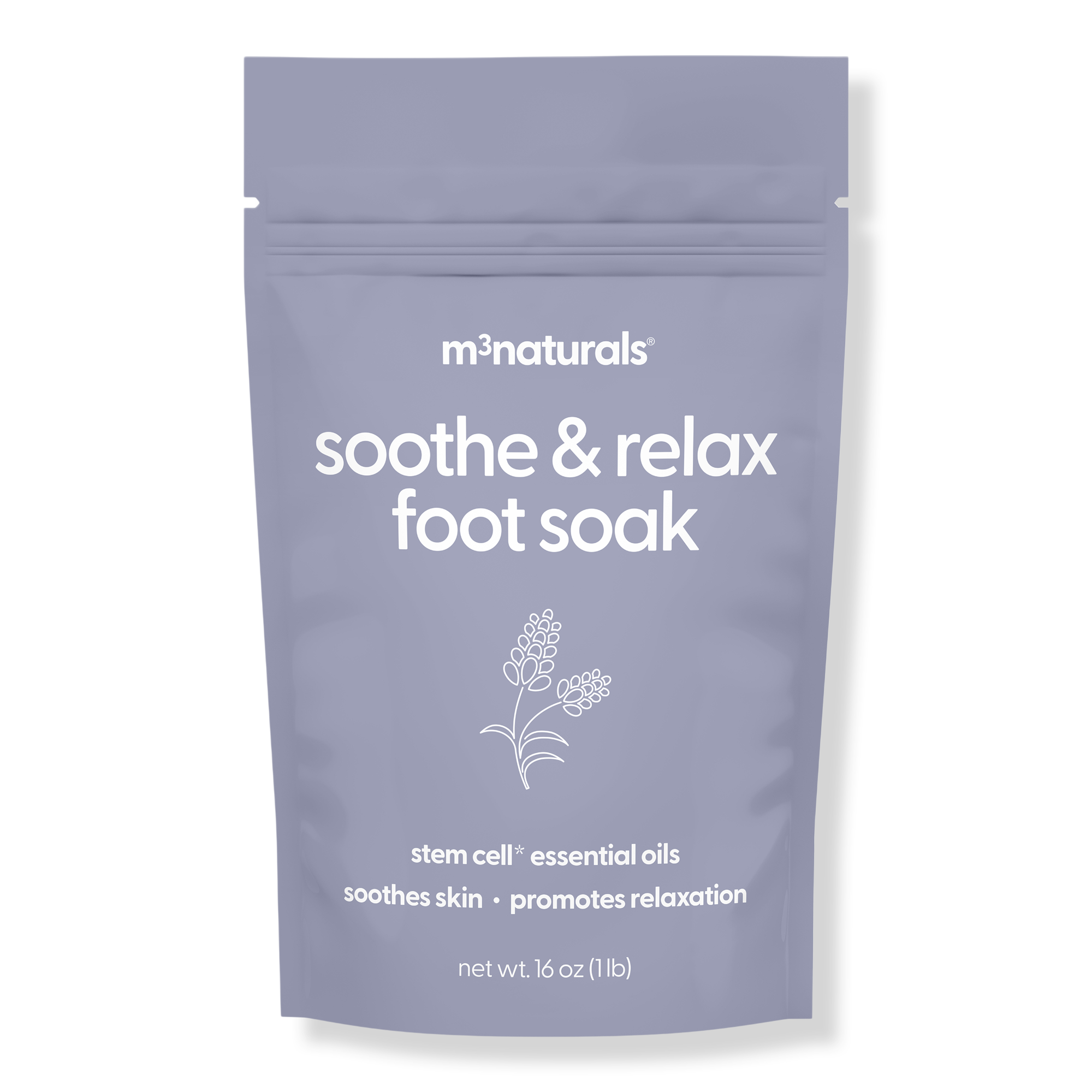 M3 Naturals Lavender Soothe & Relax Foot Soak #1