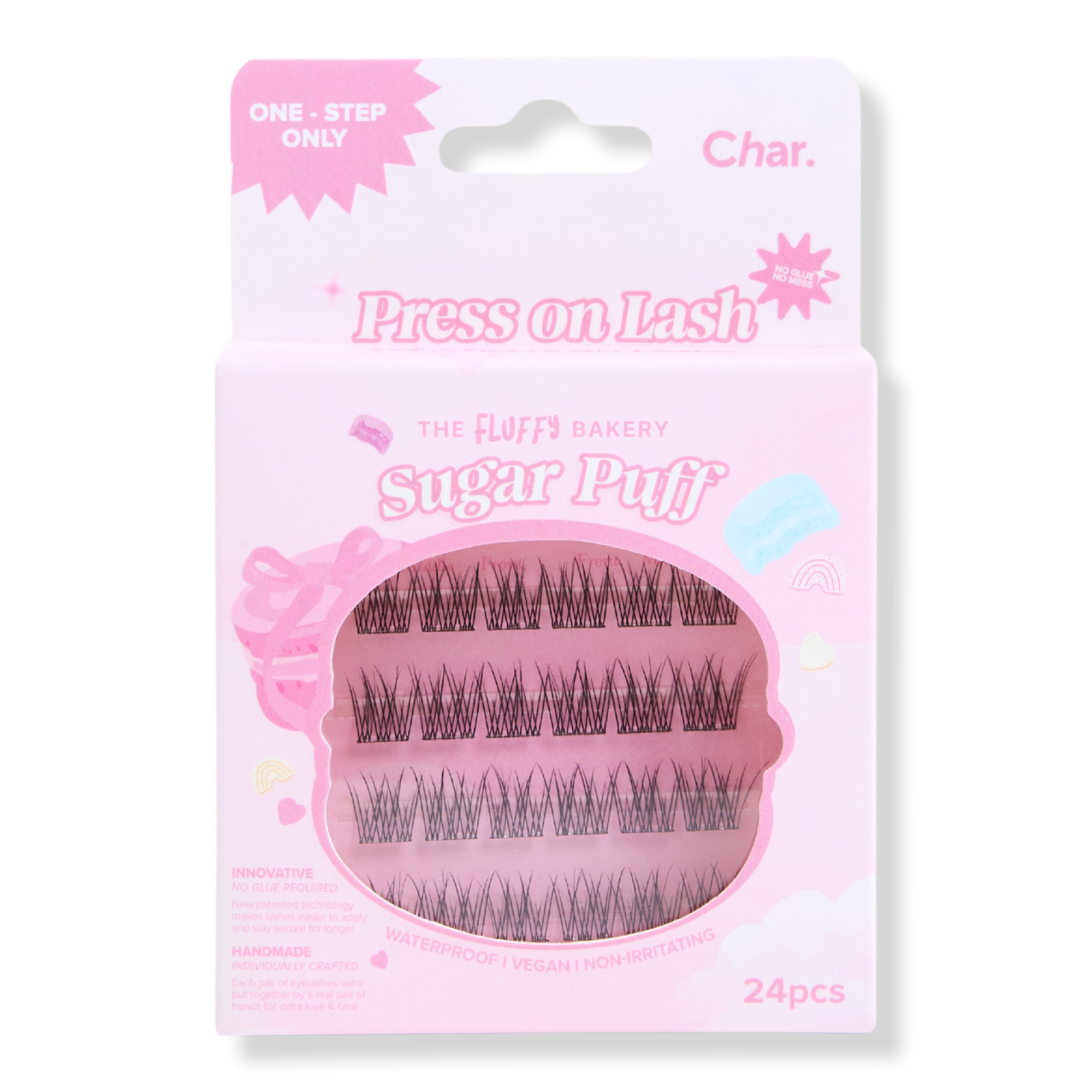 Char Cosmetics Pre-Glued Lashes Fluffy Bakery Collection #1