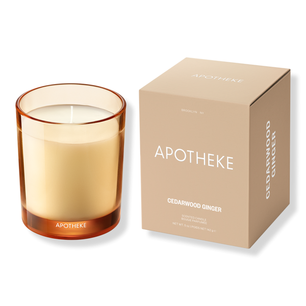 APOTHEKE Cedarwood Ginger Scented Candle #1