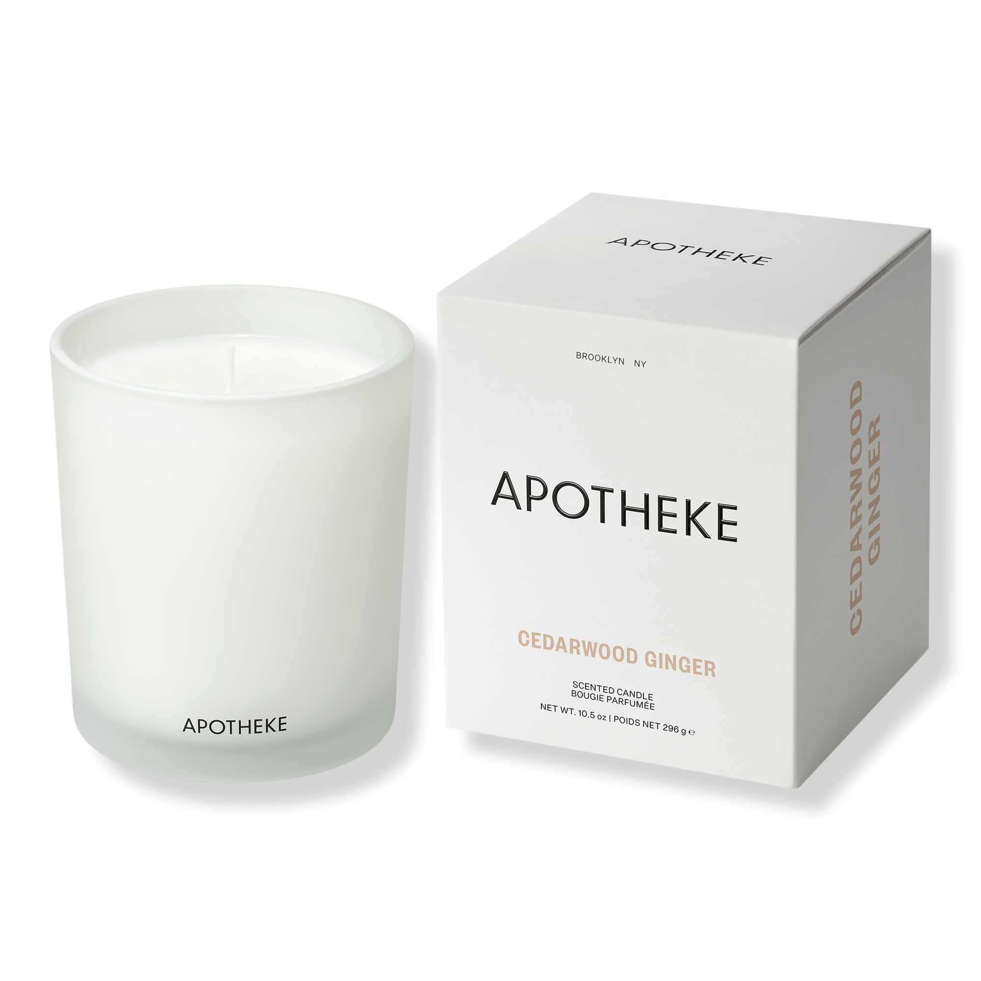 APOTHEKE Cedarwood Ginger Scented Candle #1