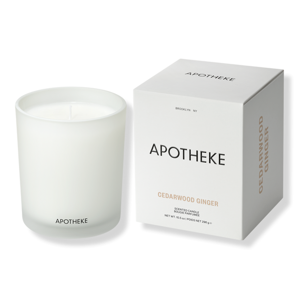 APOTHEKE Cedarwood Ginger Scented Candle #1