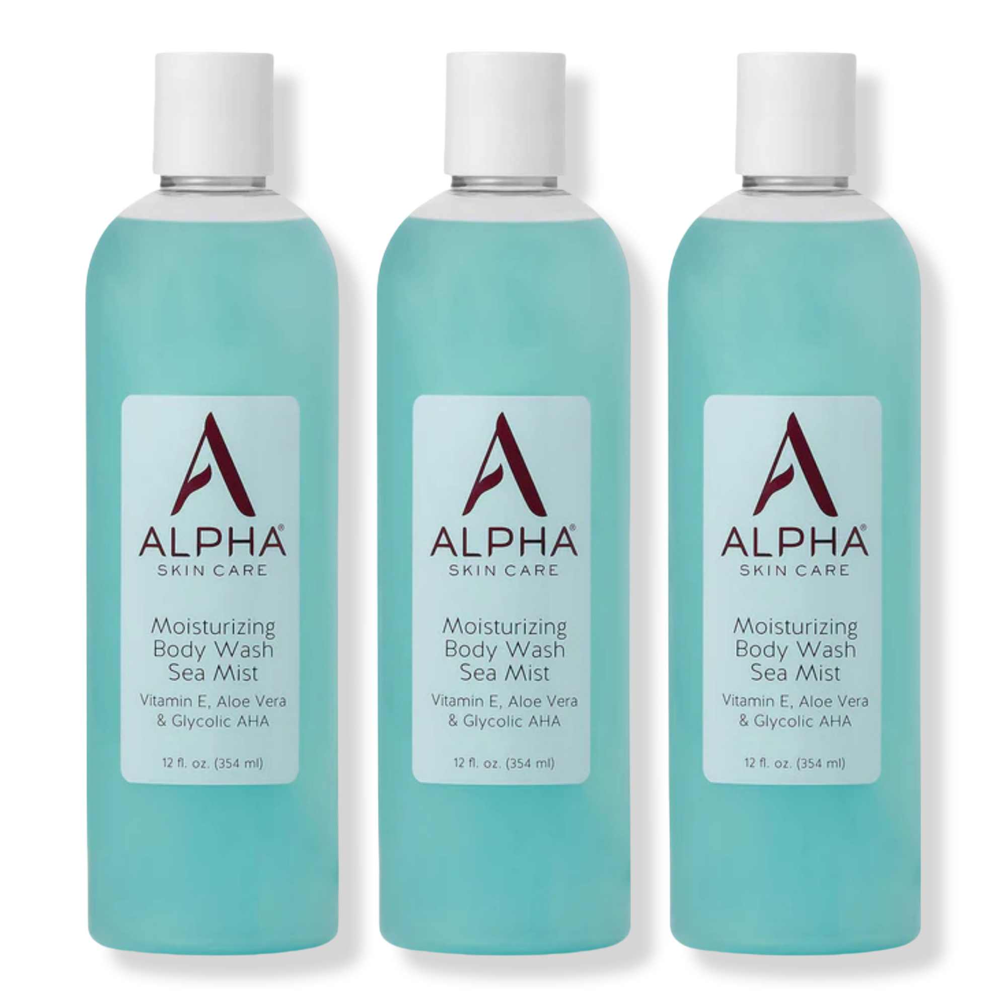 Alpha Skincare Body Wash Vitamin E, Aloe Vera & Glycolic AHA #1
