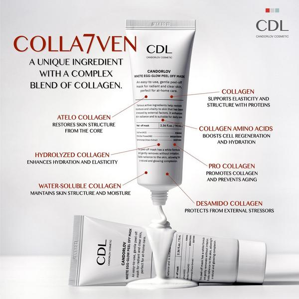 Candorlov White Egg-Glow Peel Off Mask #3