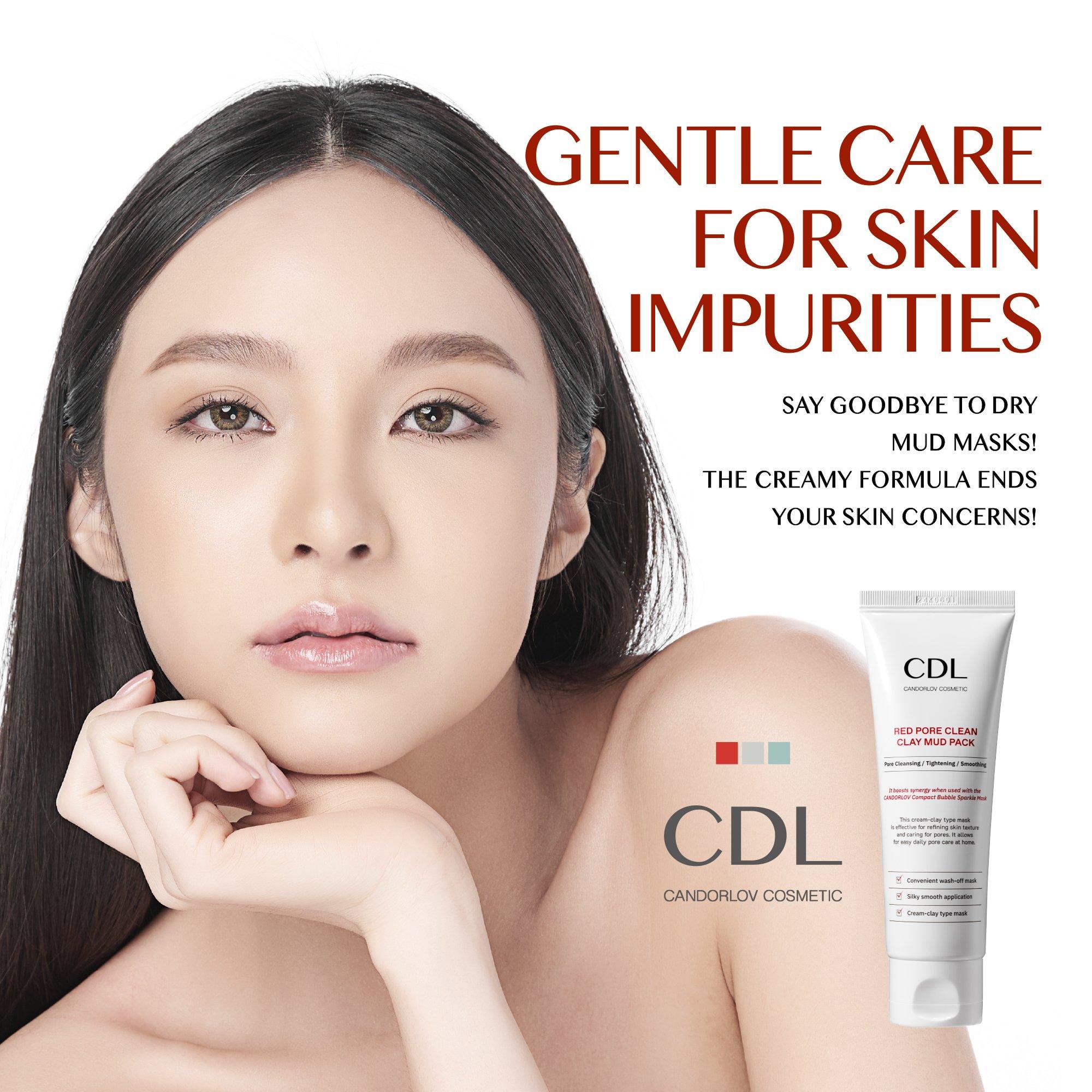 Глиняная маска для очищения пор Candorlov Red Pore Clean — фото 2