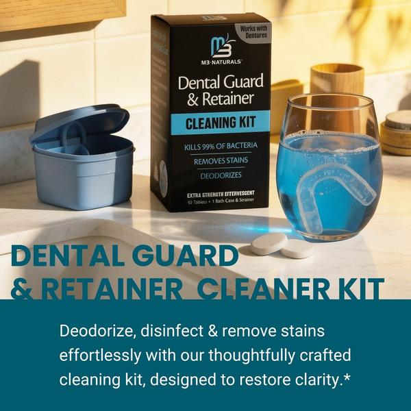 M3 Naturals Dental Guard & Retainer Cleaning Set #2