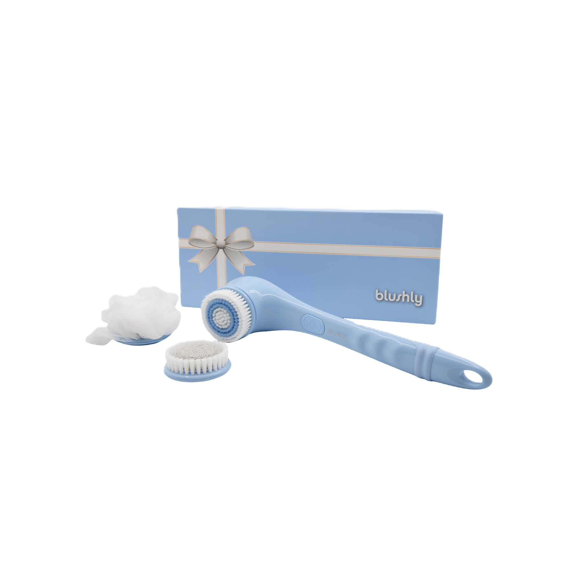 Blushly Cleansing & Exfoliating Body Brush with Heads-Solid Edition #1