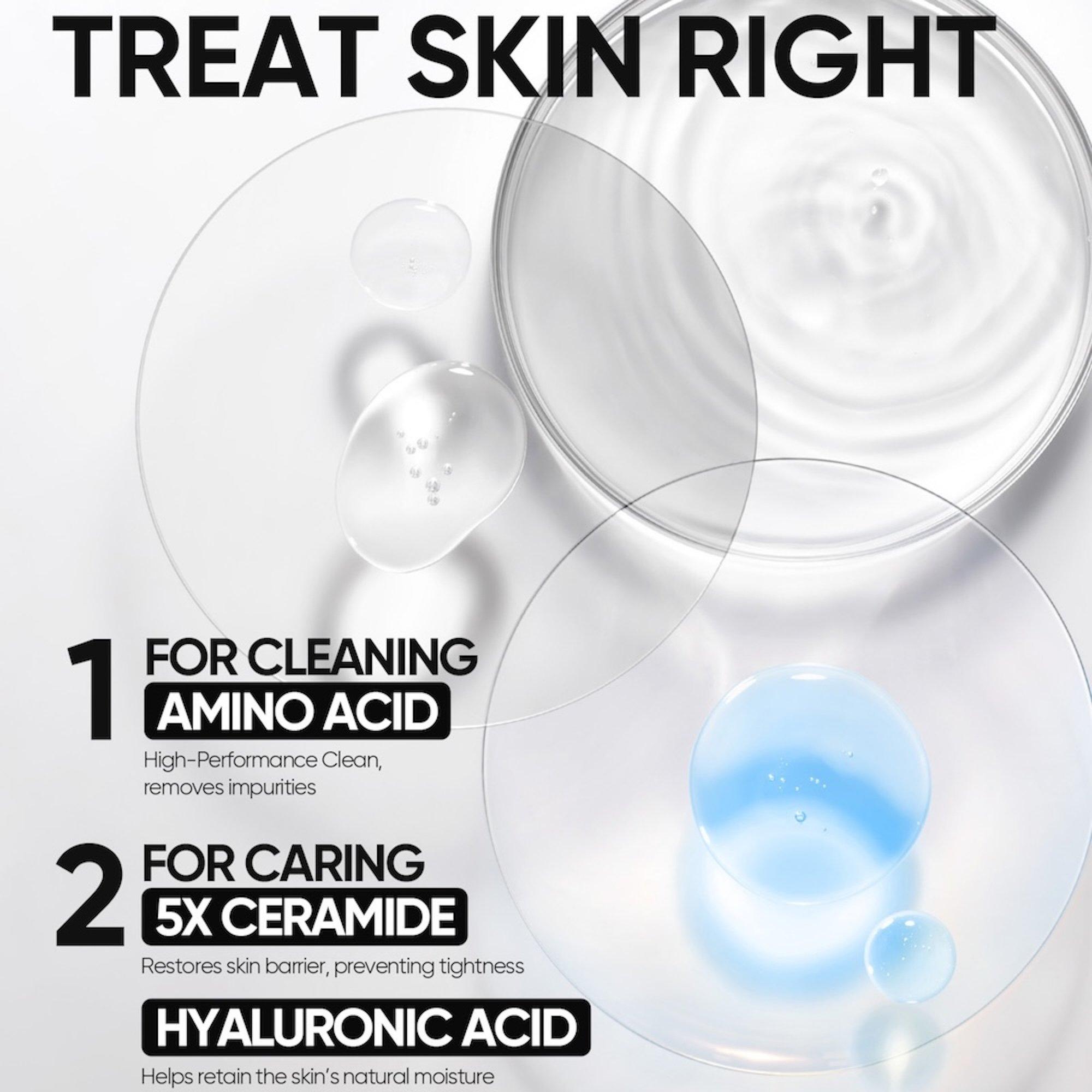Очищающее средство для умывания Skintific 5X Ceramide с низким pH — фото 5