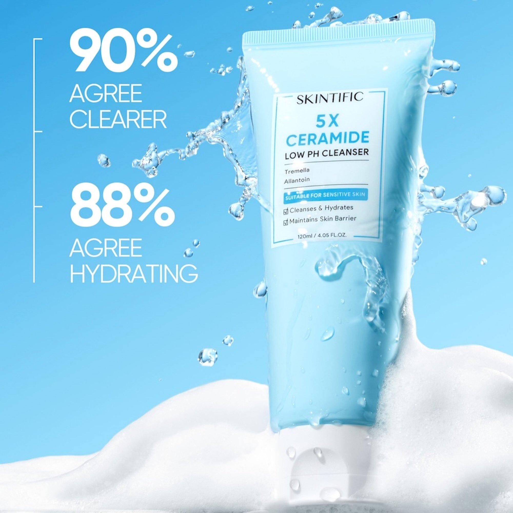 Очищающее средство для умывания Skintific 5X Ceramide с низким pH — фото 6