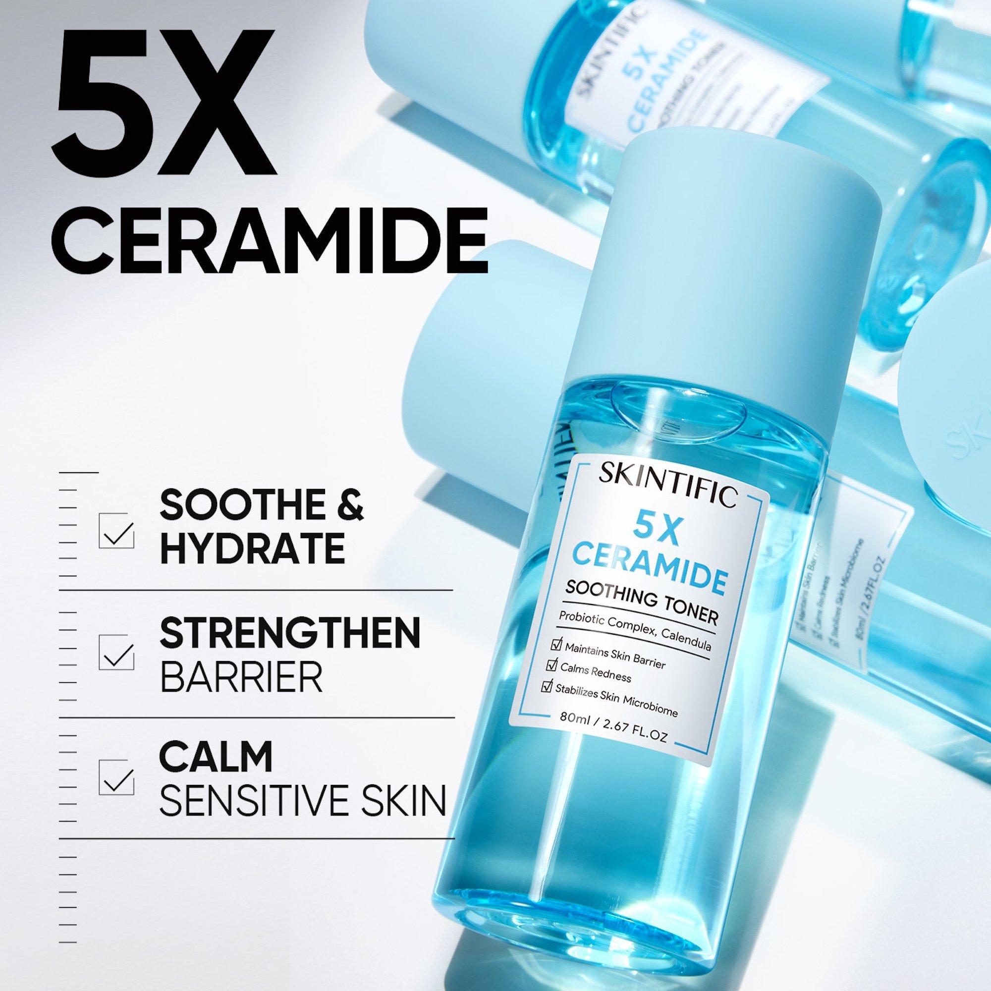 Успокаивающий тонер для лица Skintific 5X Ceramide — фото 2