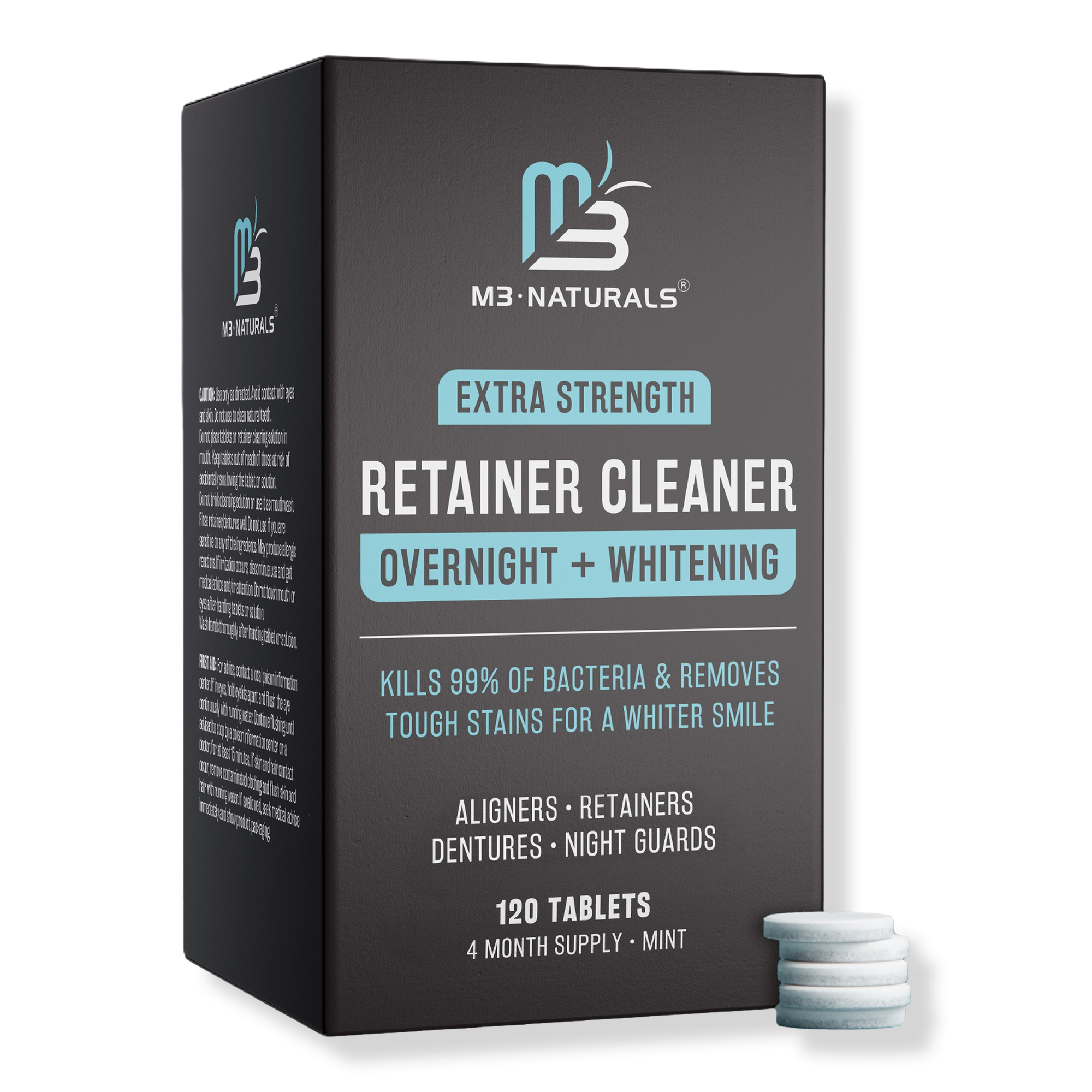 M3 Naturals Mint Overnight + Whitening Retainer Cleaner #1