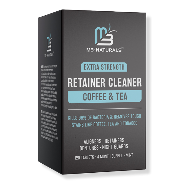 M3 Naturals Mint Retainer Cleaner Coffee & Tea Stains #1