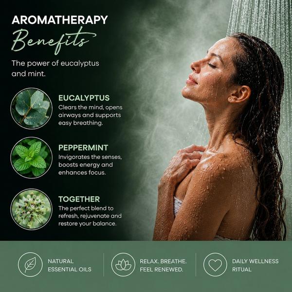 Dermasuri Eucalyptus Mint Shower Steamers Aromatherapy Tablets #4