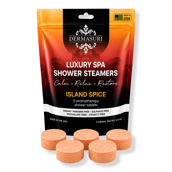 Dermasuri Island Spice Shower Steamers Aromatherapy Tablets #1