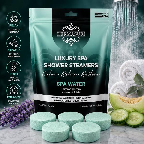 Dermasuri Spa Water Shower Steamers Aromatherapy Tablets #3