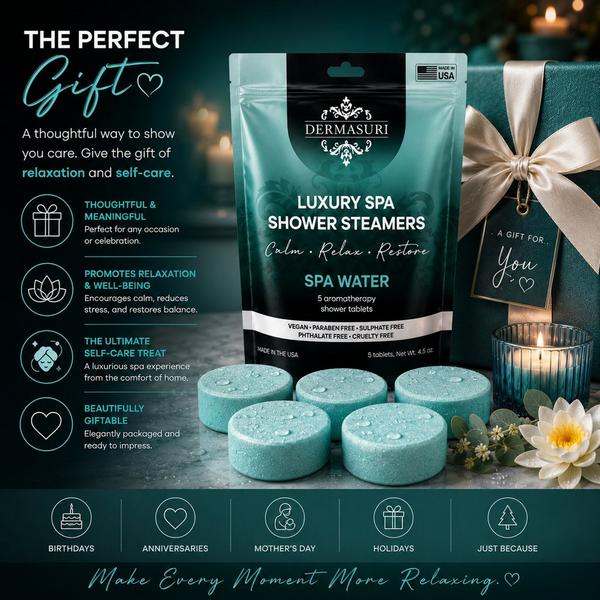 Dermasuri Spa Water Shower Steamers Aromatherapy Tablets #5