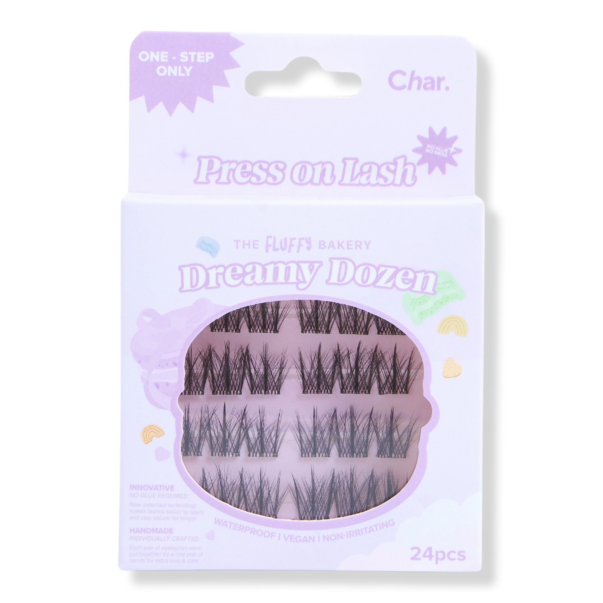 Char Cosmetics Pre-Glued Lashes Fluffy Bakery Collection #1