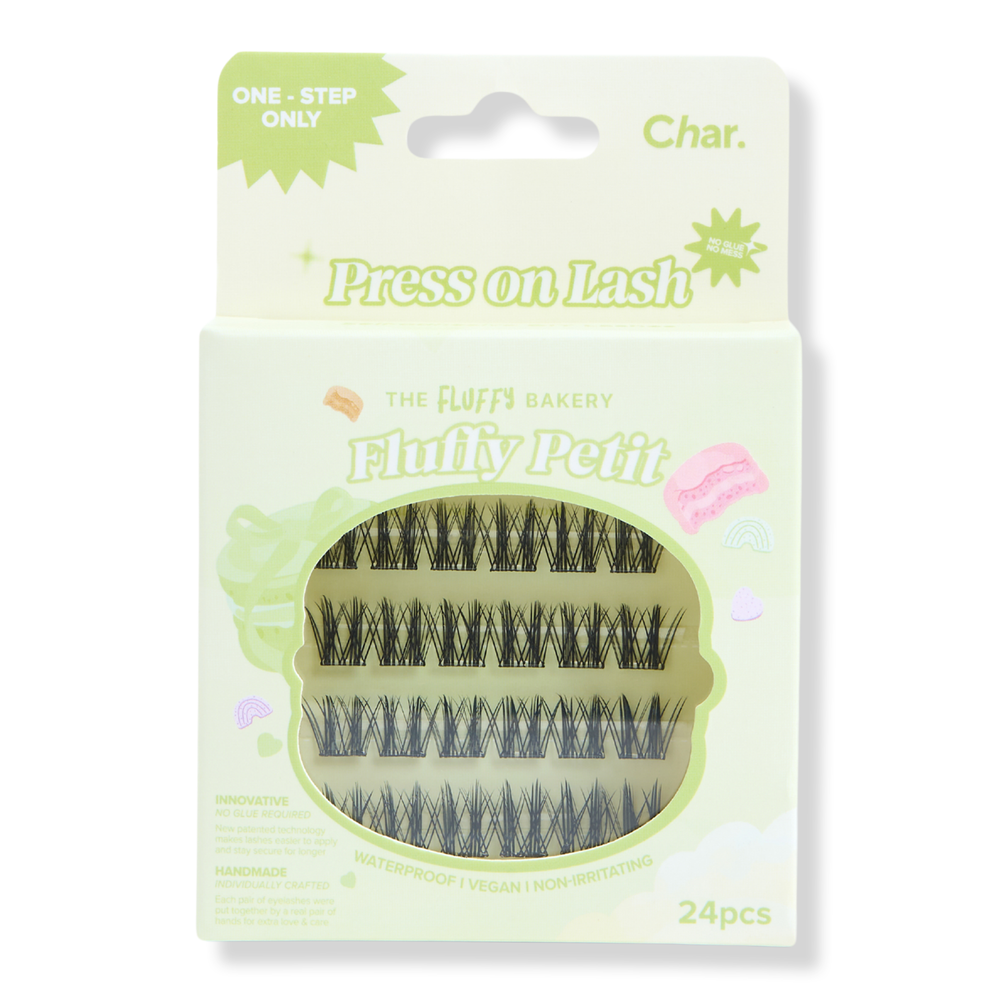 Char Cosmetics Pre-Glued Lashes Fluffy Bakery Collection #1