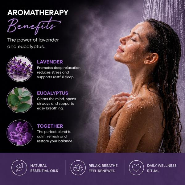 Dermasuri Lavender Eucalyptus Shower Steamers Aromatherapy Tablets #4