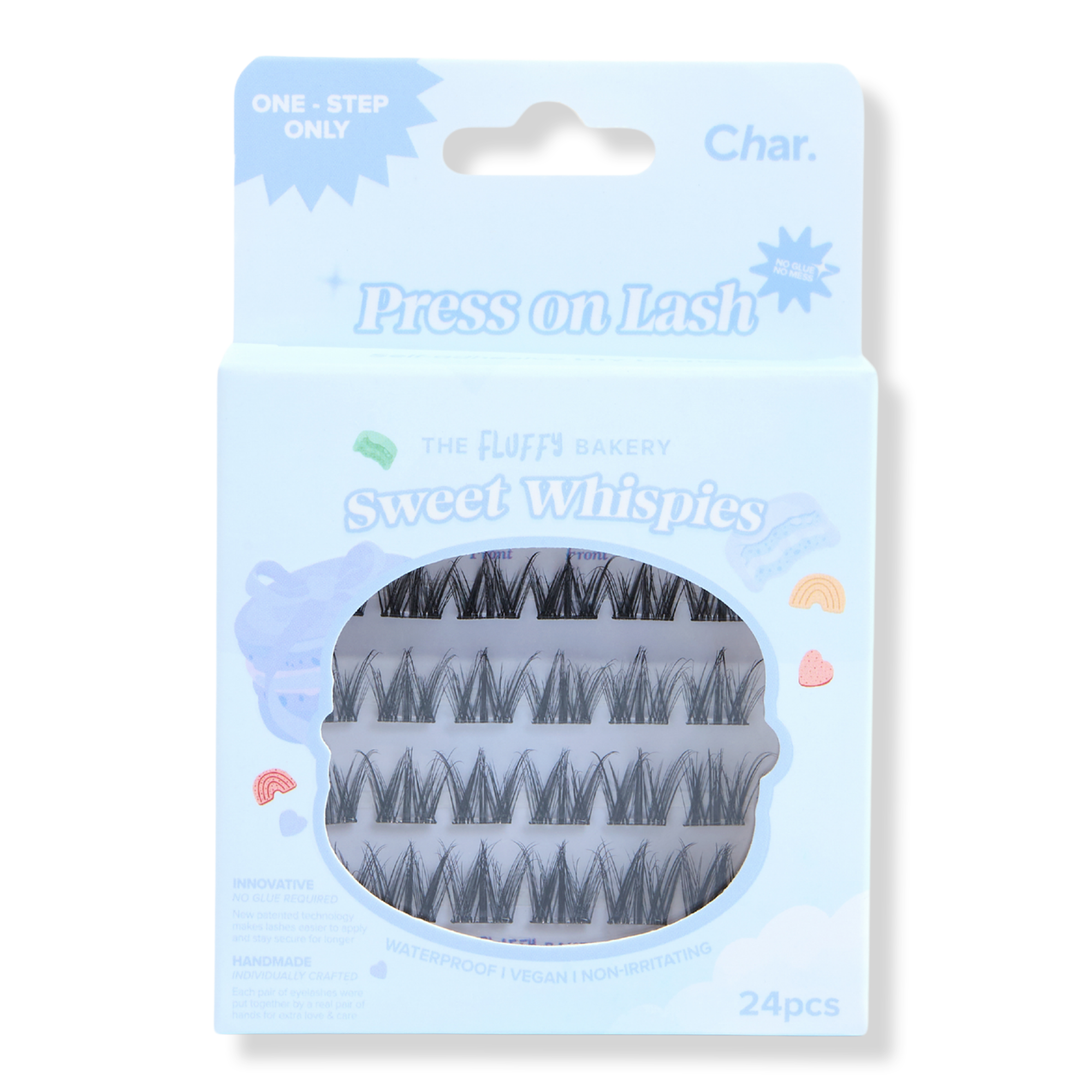 Char Cosmetics Pre-Glued Lashes Fluffy Bakery Collection #1