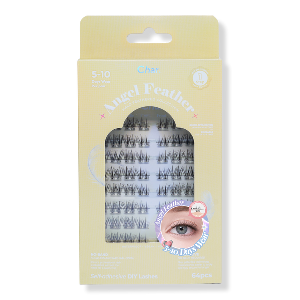 Char Cosmetics Pre-Glued Lashes Halo Feathered Collection #1