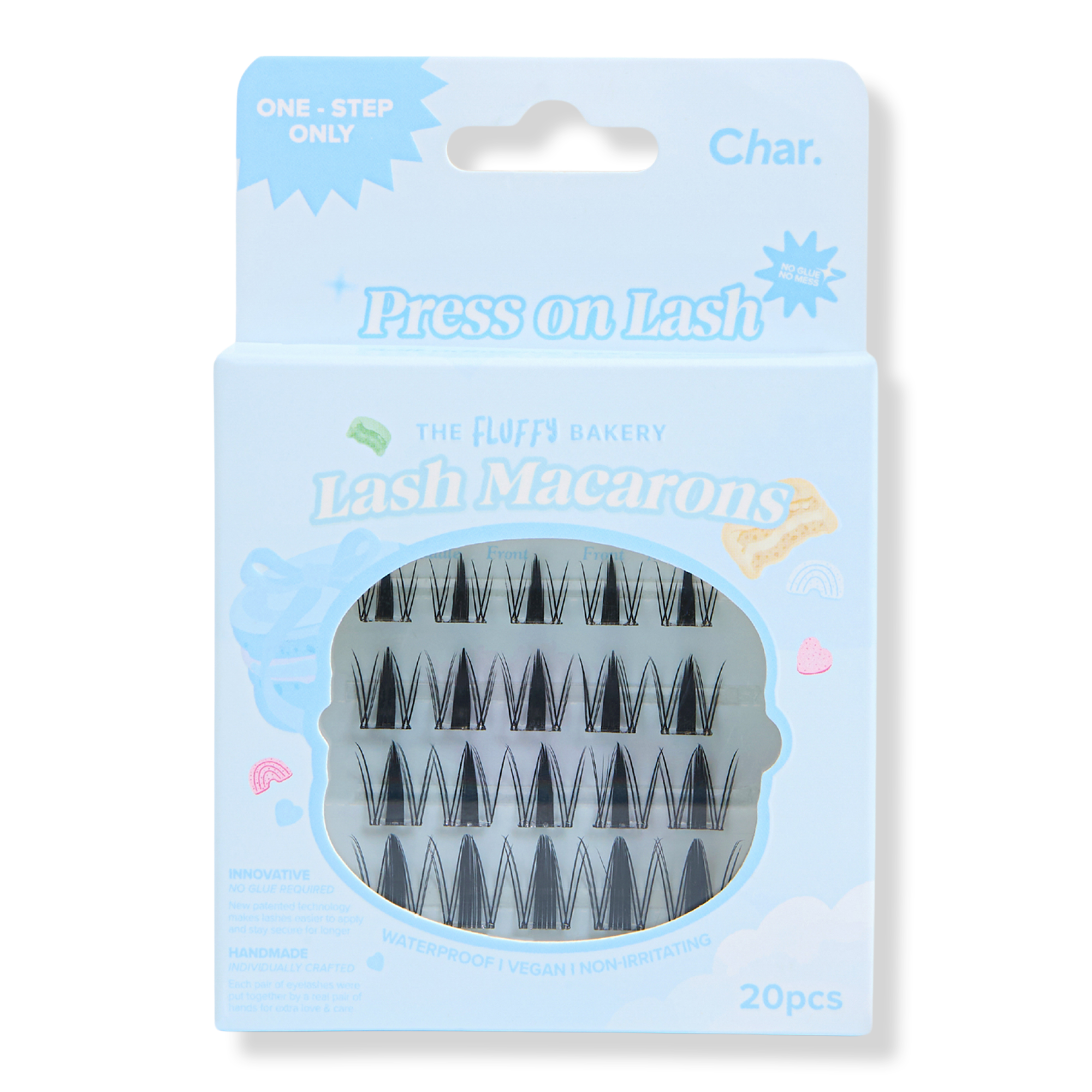 Char Cosmetics Pre-Glued Lashes Fluffy Bakery Collection #1