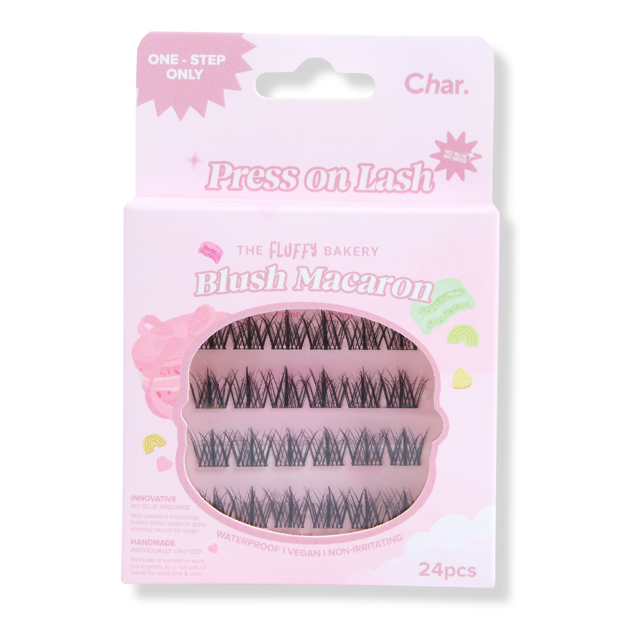 Char Cosmetics Pre-Glued Lashes Fluffy Bakery Collection INTERNATIONAL SHIPPING