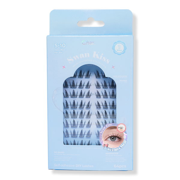 Char Cosmetics Pre-Glued Lashes Halo Feathered Collection #1