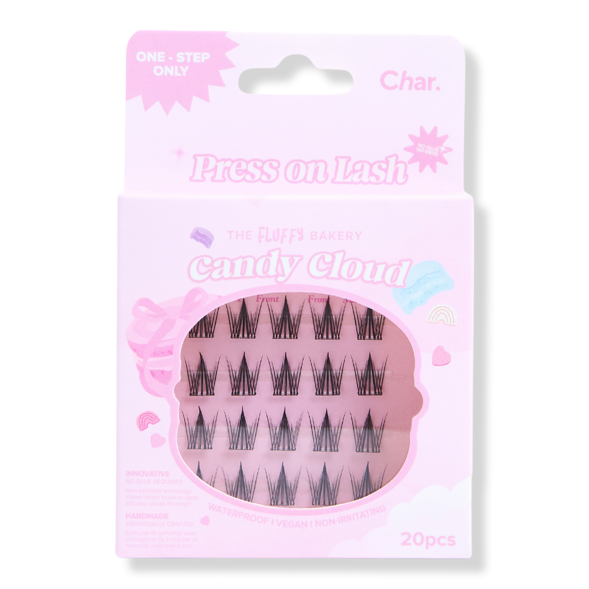 Char Cosmetics Pre-Glued Lashes Fluffy Bakery Collection #1