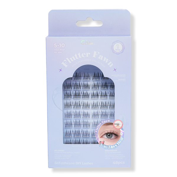 Char Cosmetics Pre-Glued Lashes Halo Feathered Collection #1