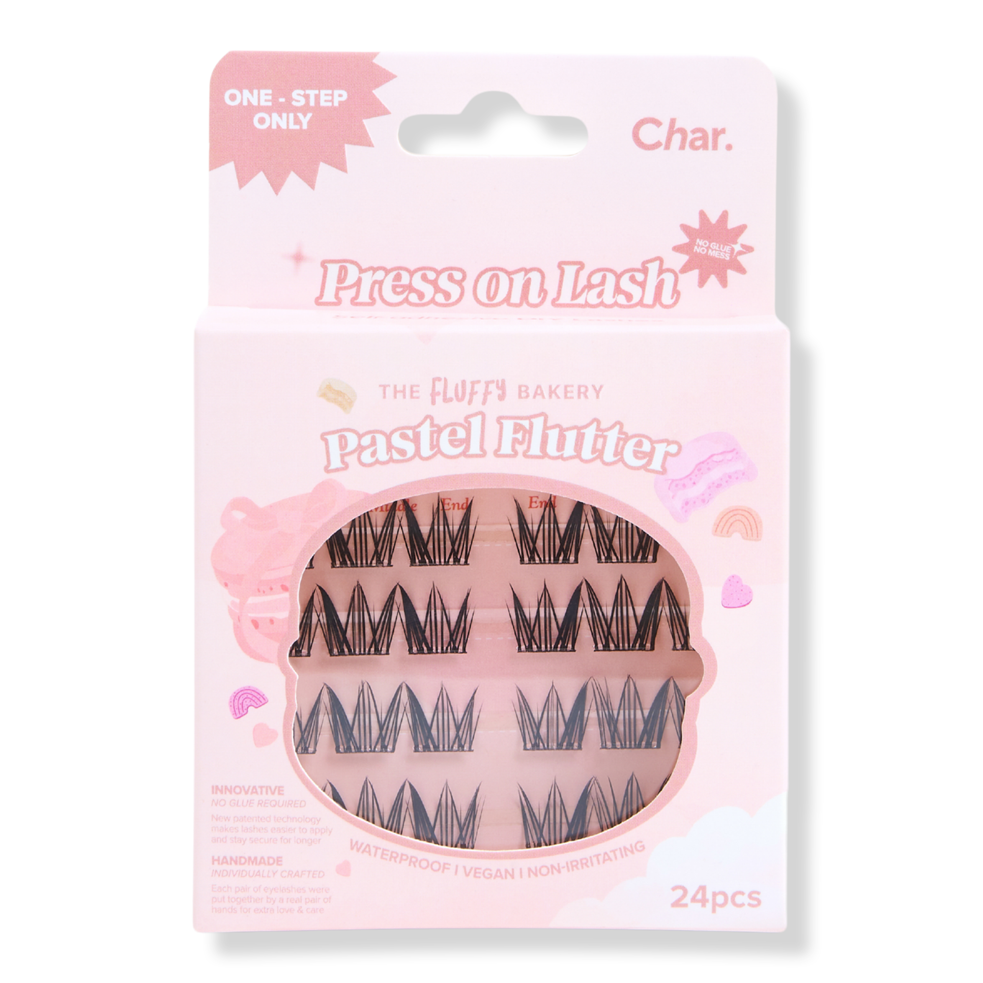Char Cosmetics Pre-Glued Lashes Fluffy Bakery Collection #1
