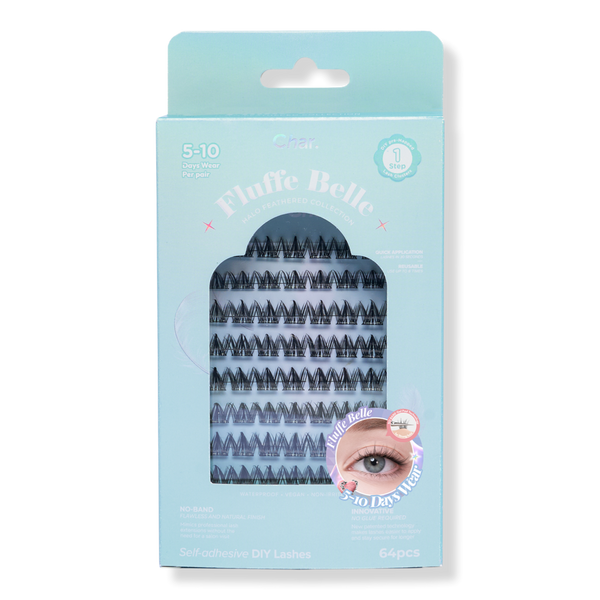 Char Cosmetics Pre-Glued Lashes Halo Feathered Collection #1