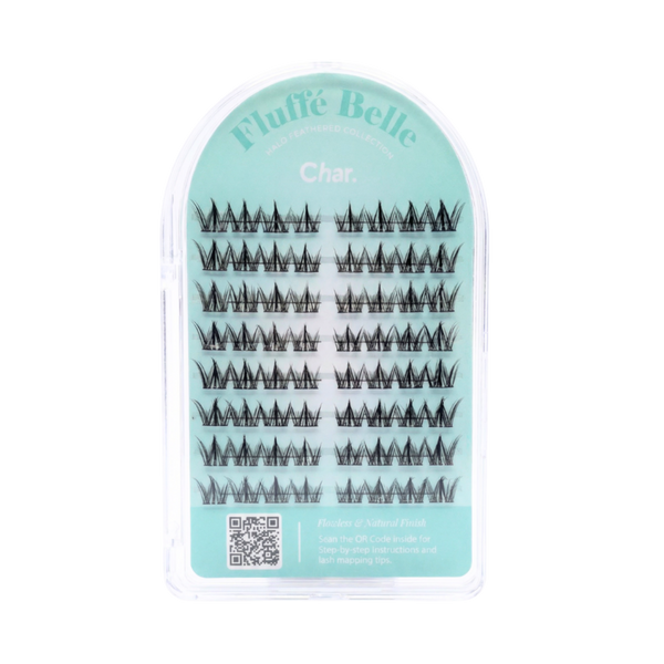 Char Cosmetics Pre-Glued Lashes Halo Feathered Collection #2