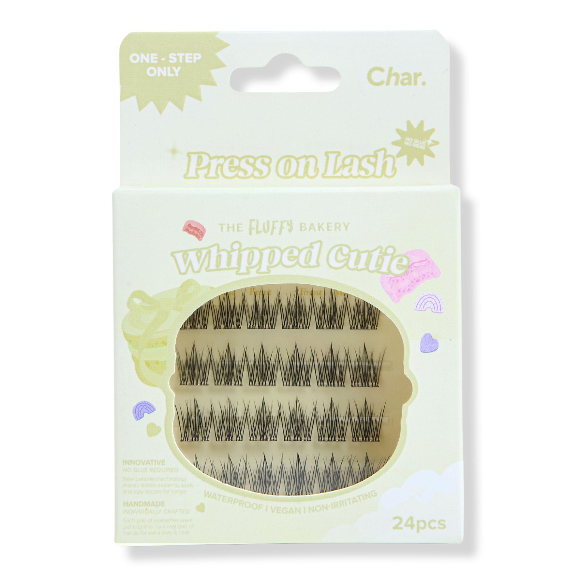 Char Cosmetics Pre-Glued Lashes Fluffy Bakery Collection #1