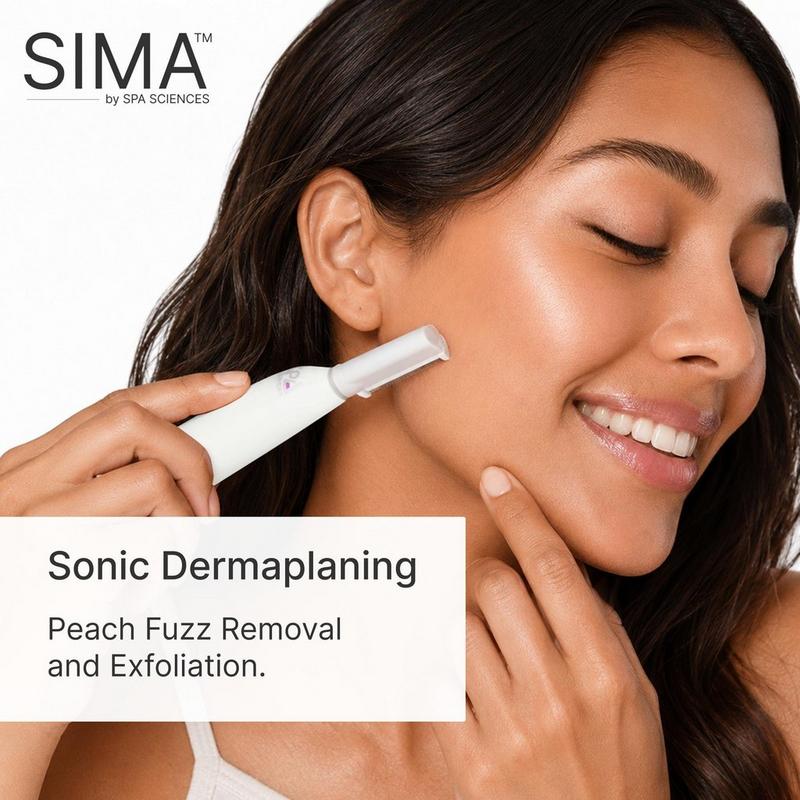 Spa Sciences - White SIMA Sonic Dermaplaning Tool | Ulta Beauty