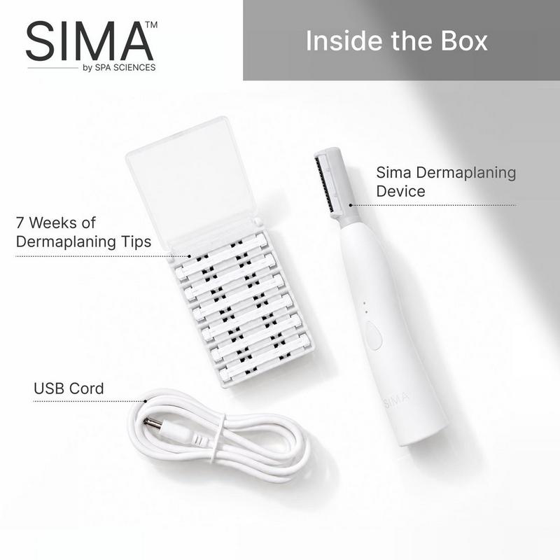 定価36万円 Derma Sonic カートリッジ付き ダーマソニック Spa Sciences - White SIMA Sonic Dermaplaning Tool | Ulta Beauty
