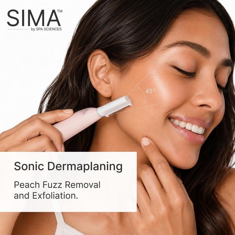 Spa Sciences - Pink SIMA Sonic Dermaplaning Tool | Ulta Beauty