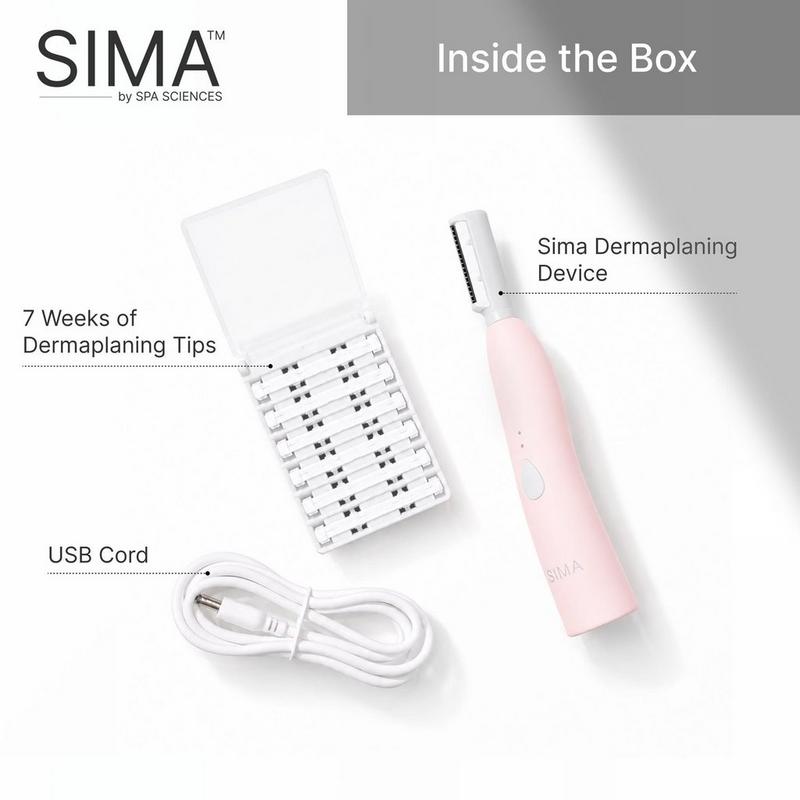 Spa Sciences - Pink SIMA Sonic Dermaplaning Tool | Ulta Beauty