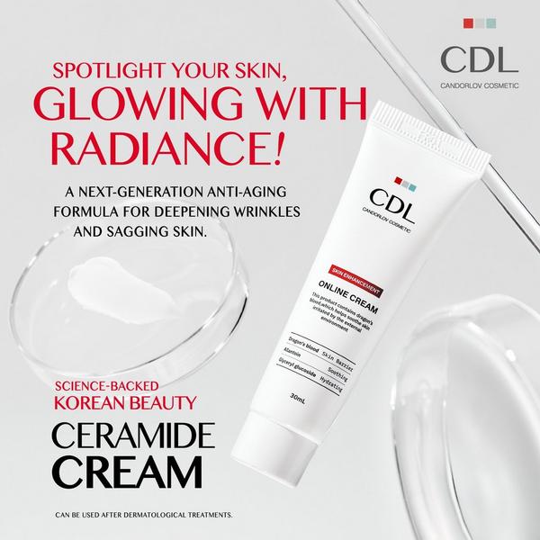Candorlov Online Ceramide Cream with Peptides for Hydration & Firming #2